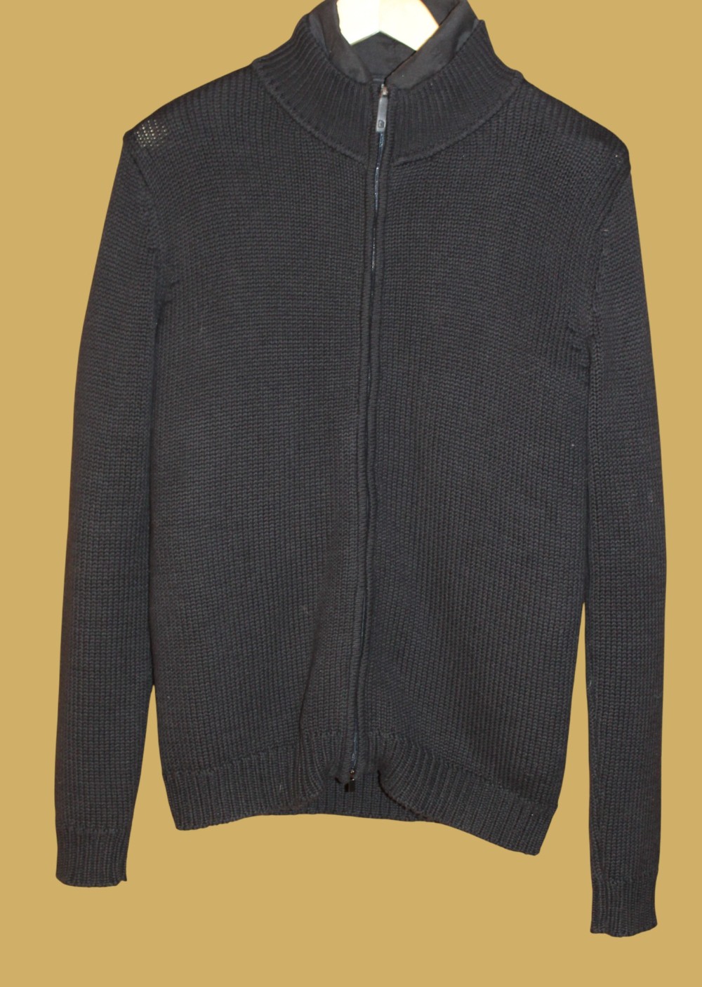 Report Collection Black Men's Merino Sweater (Sz S)