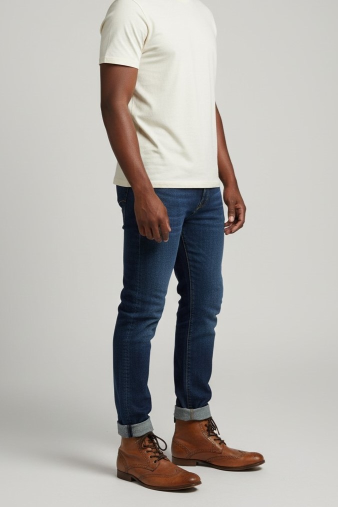 H by Hudson Wingtip Boot (Sz 44)