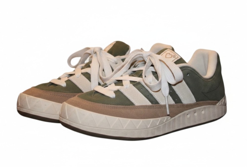 Adidas 2022 Human Made Adimatic Dust Green Cream (Sz 12)