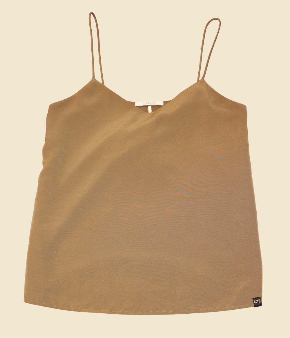 Scotch & Soda Olive Green Camisole (Sz XS)