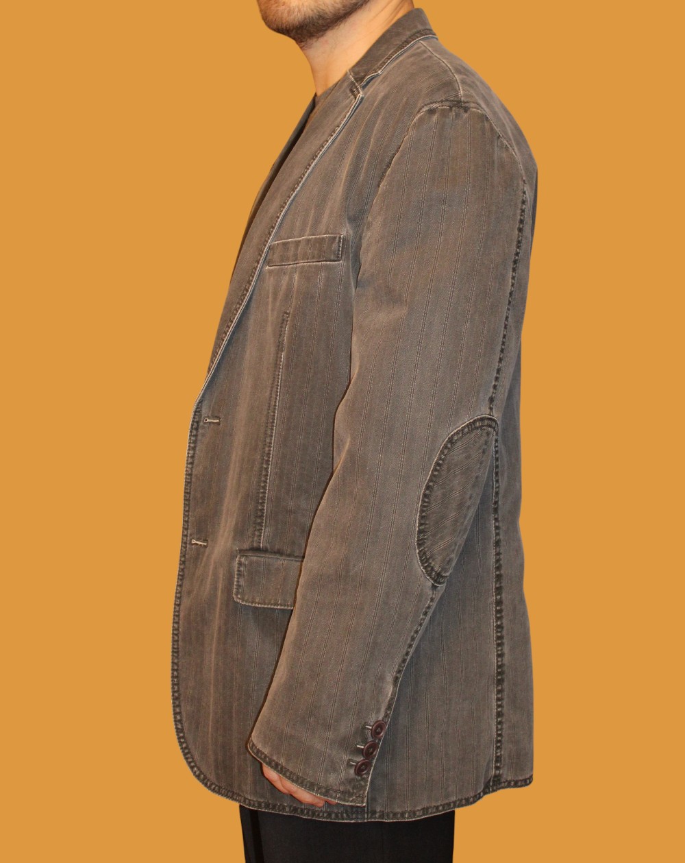 I.N.C. Grey Denim Blazer (Sz L)