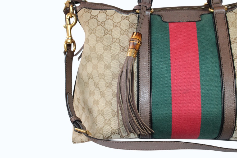 Gucci Raina Top Handle Bag w Shoulder Strap