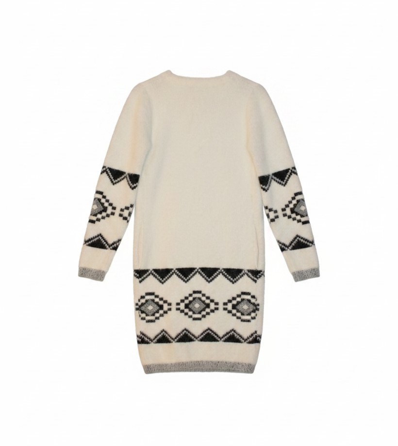 BB Dakota Aztec Open Front Cardigan (Sz XS)