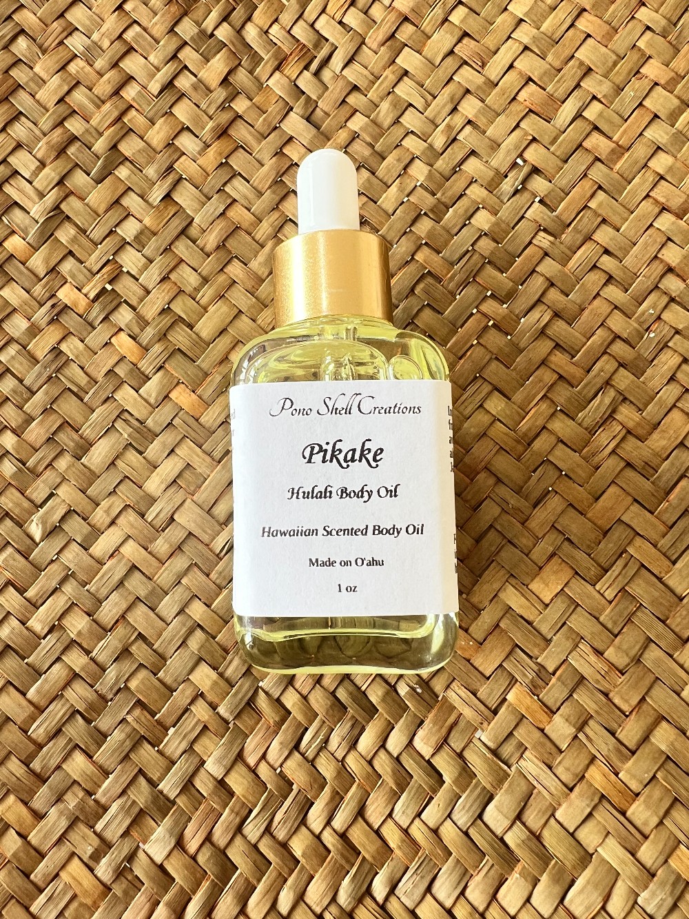 Hulali Scented Body Oil DROPPER, Pikake (Jasmine)