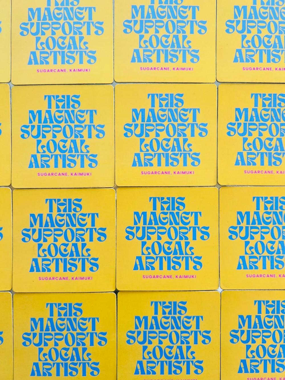 This Magnet Supports Local Artists