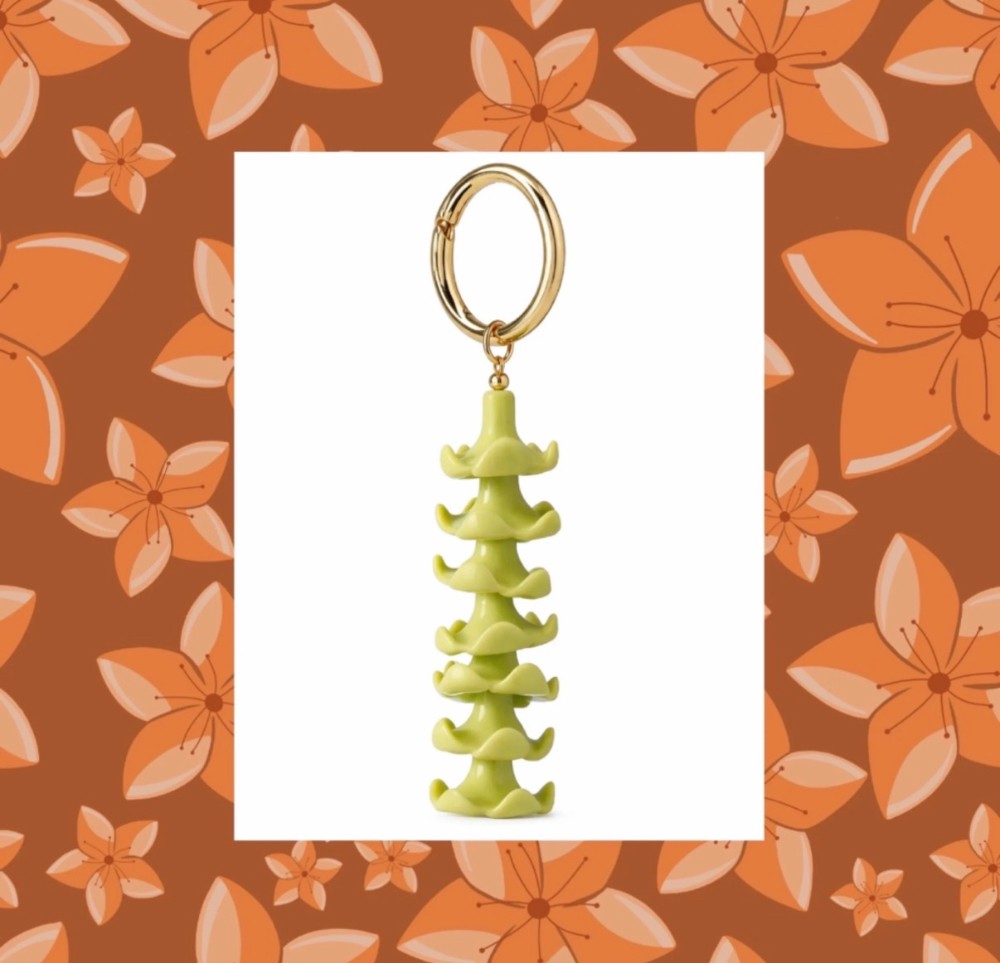 Puakenikeni Keychain - Green
