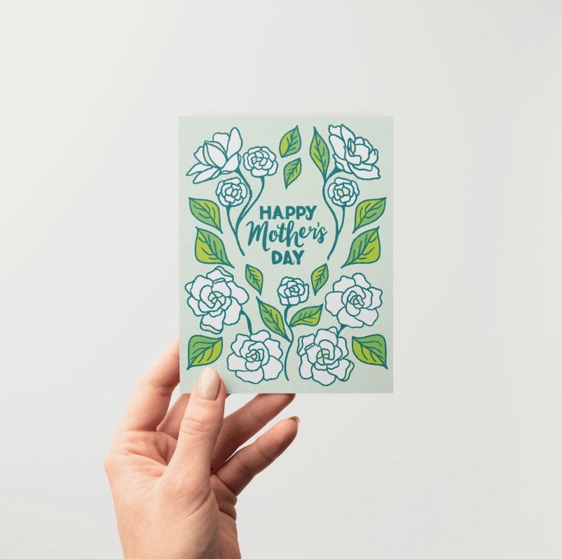 Mother's Day Gardenia Card