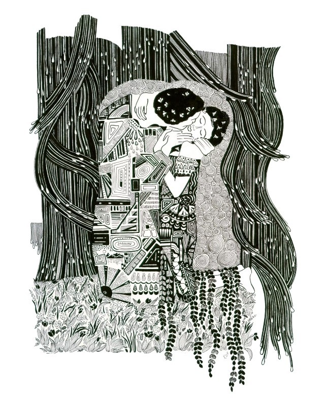 Ode to The Kiss Print