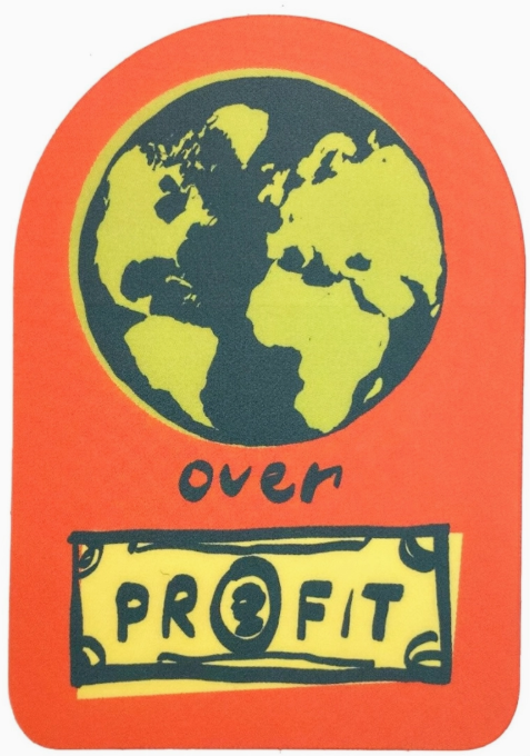 Planet Over Profit Sticker
