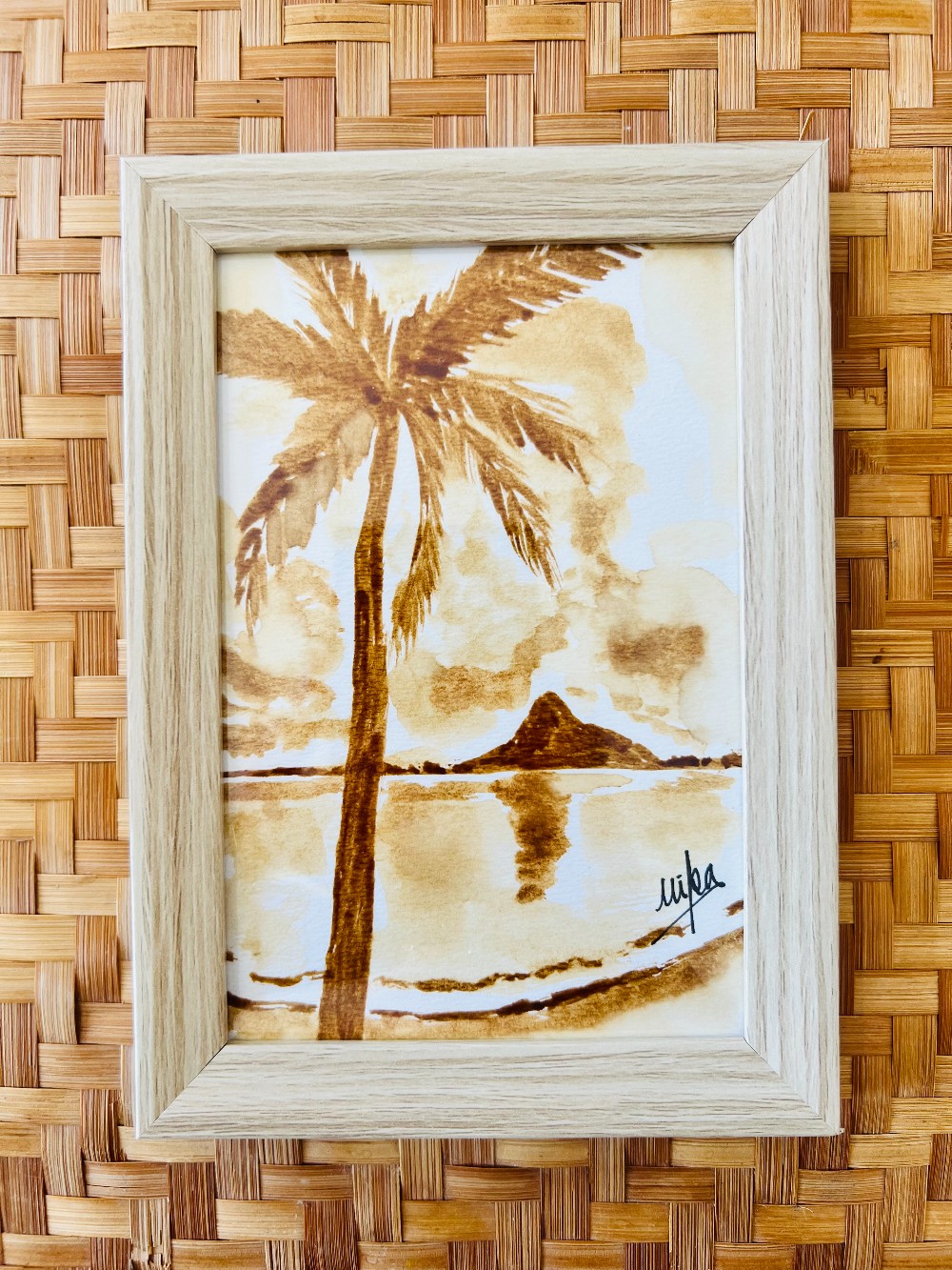 Kona Coffee Art Original (4x6  Framed) - 46