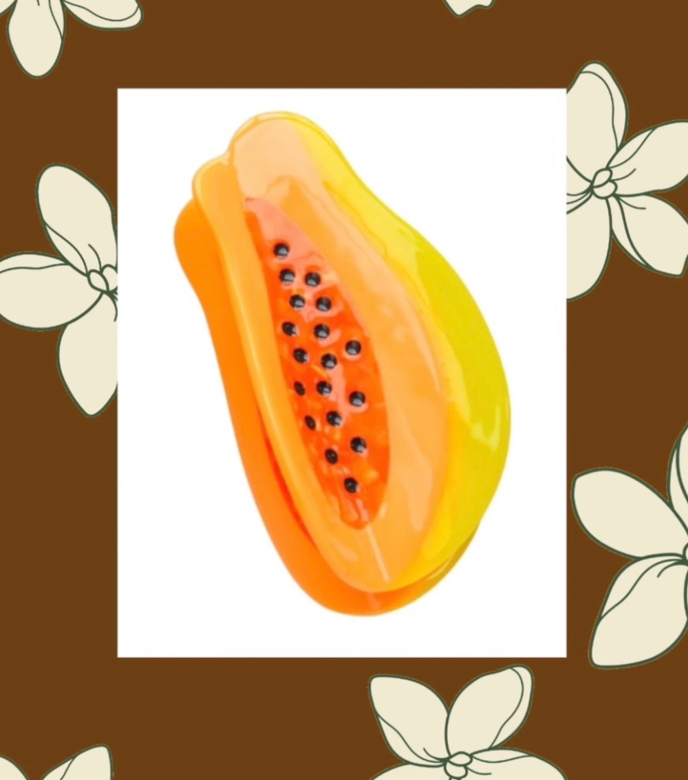 Papaya Claw Clip