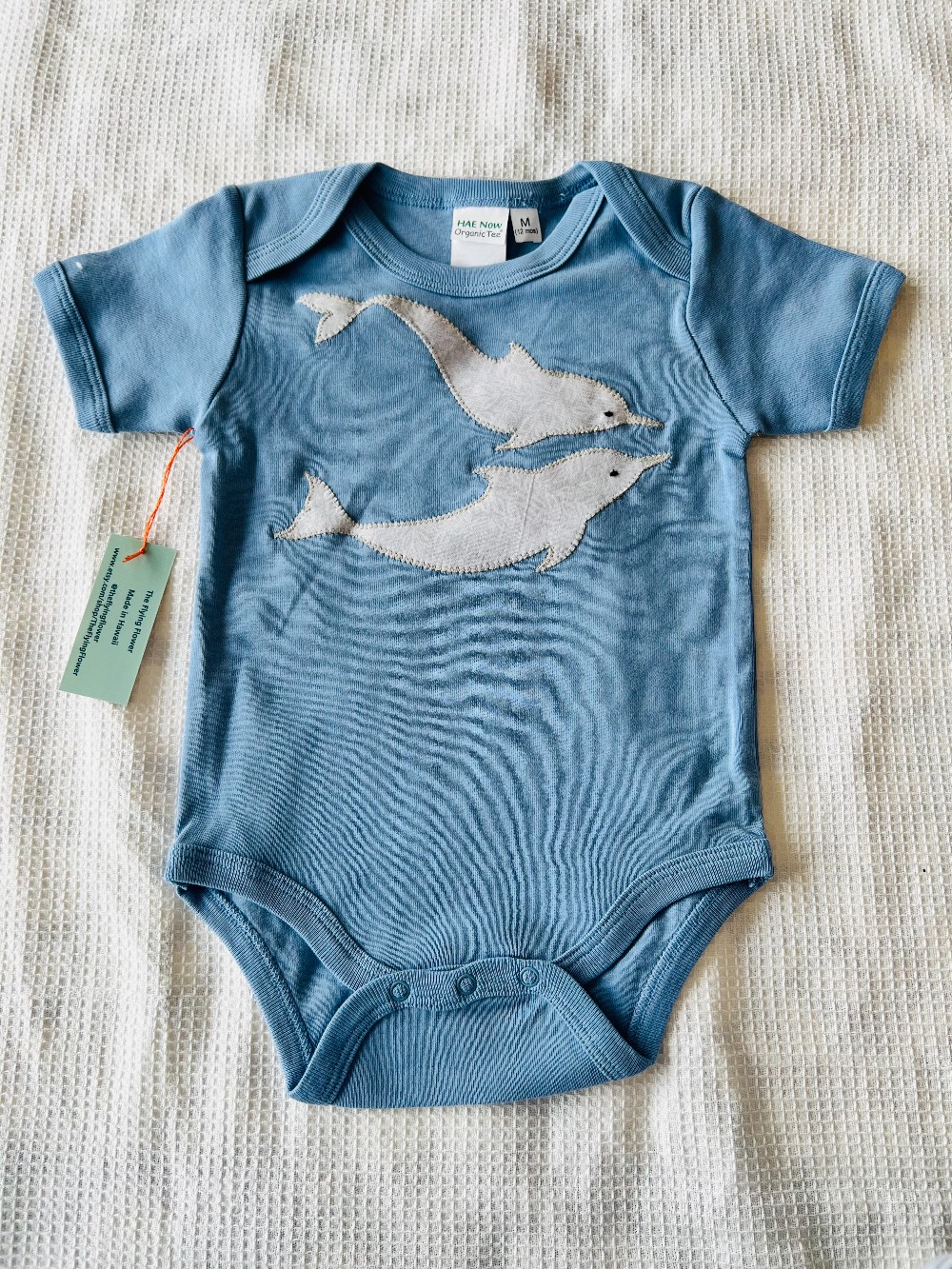 12 Month - Dolphin Onesie (Blue)