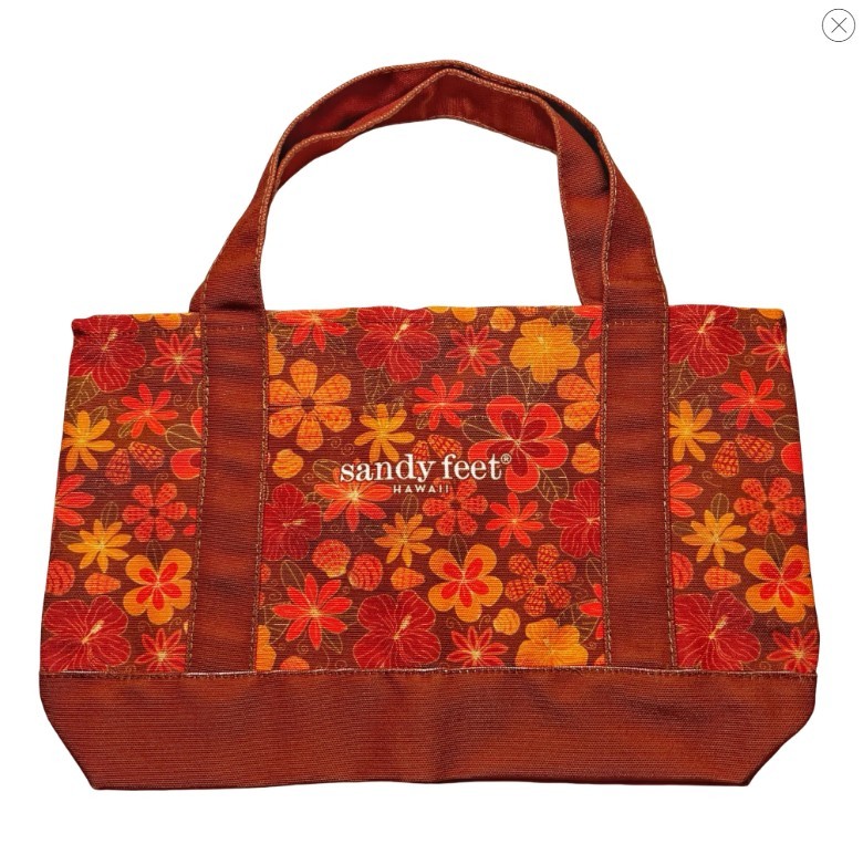 Mini Canvas Tote - Beachy Pua Brown