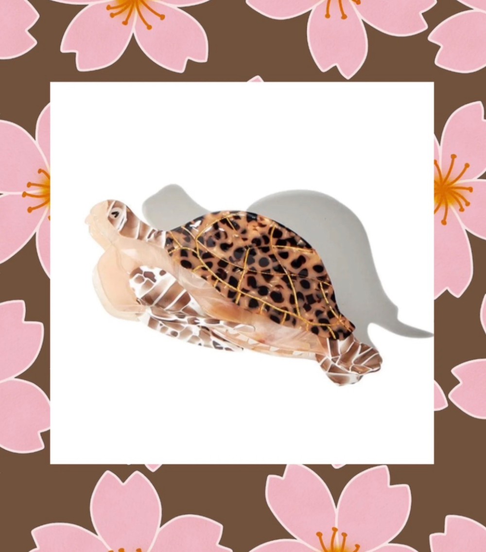 Brown Honu Claw Clip