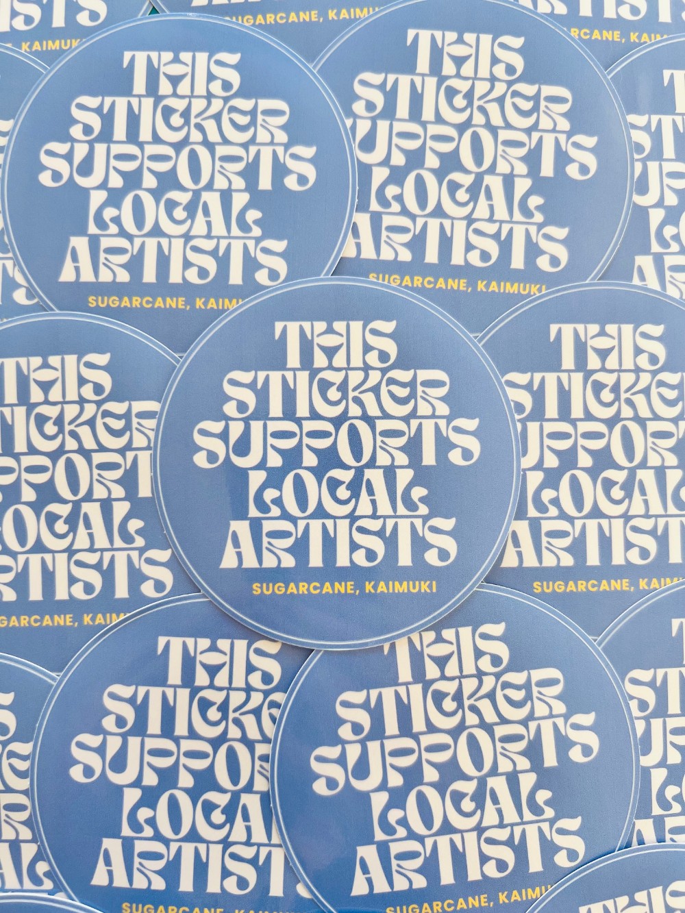 This Sticker Supports Local Artists