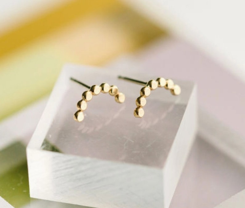 Dot Rainbow Studs
