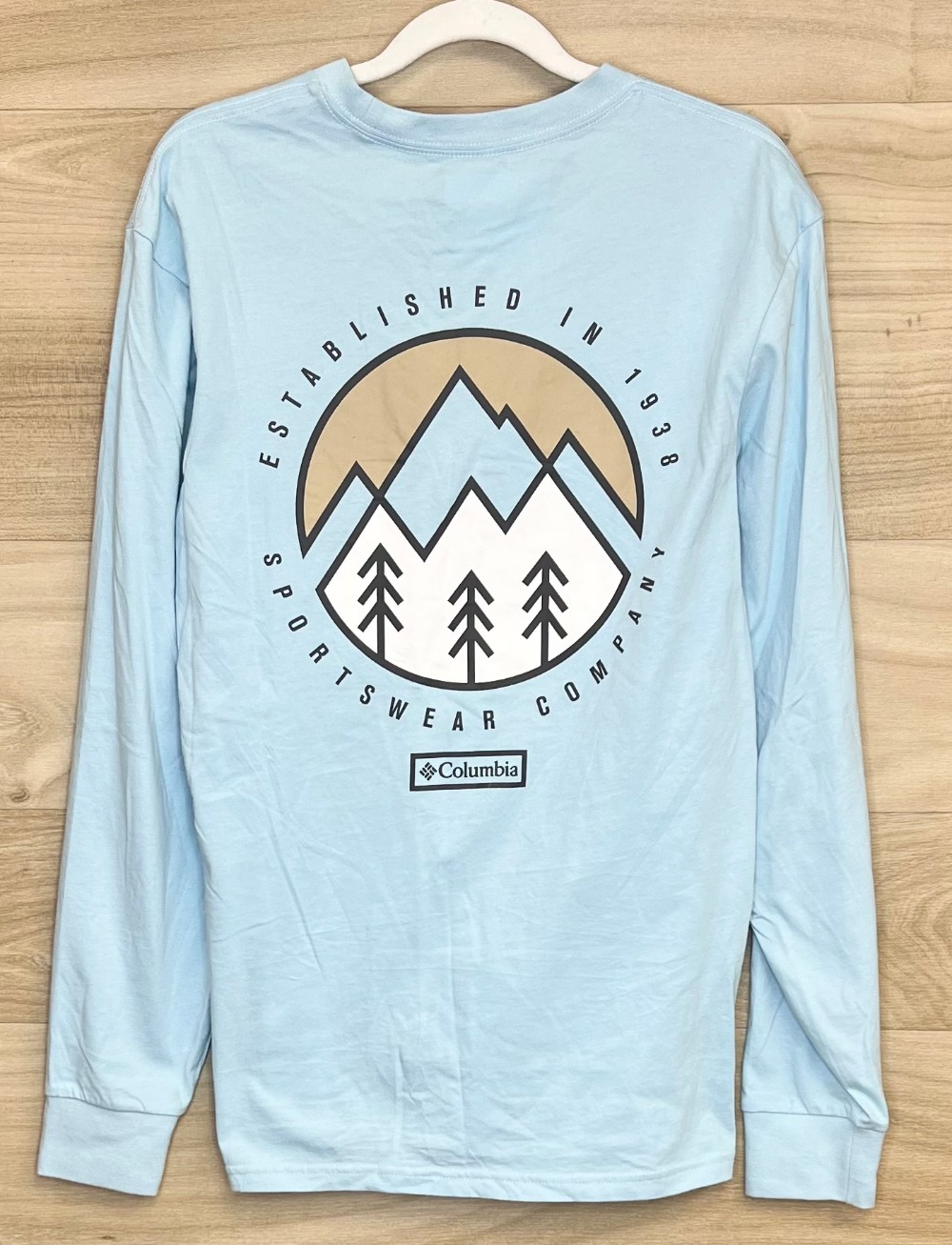 H Chandail Columbia (S) bleu pâle