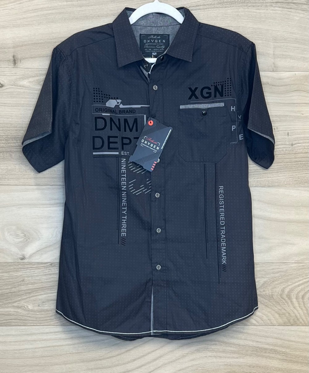 H Chemise Oxygen (M) Gris Foncé