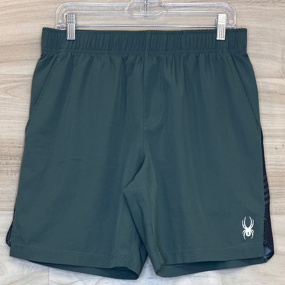 H Short Spyder (M/32) Verte et Noire