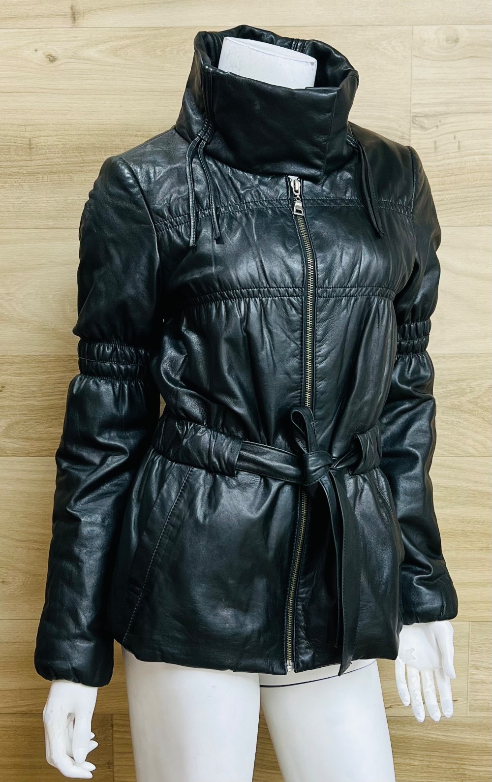 Manteau Danier (XS) noir (cuir)