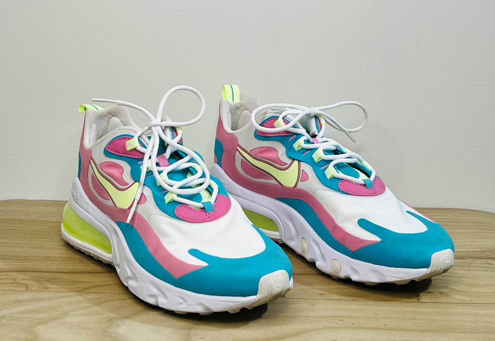 Espadrilles Nike Air Max (10) Rose, Bleu, Blanche et Jaune