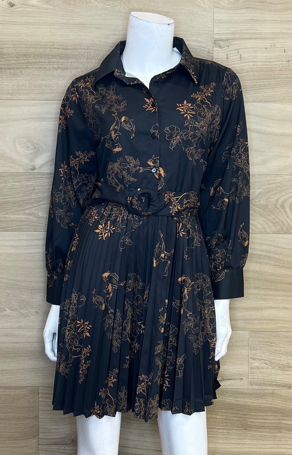 Robe Sans Marque (S) noir et brun