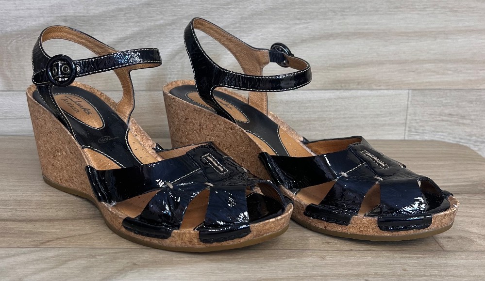 Sandales Clarks Artisan (39/8.5) noires