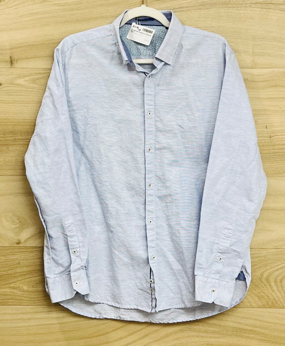 H Chemise Paoletti (L) Bleu et Blanc