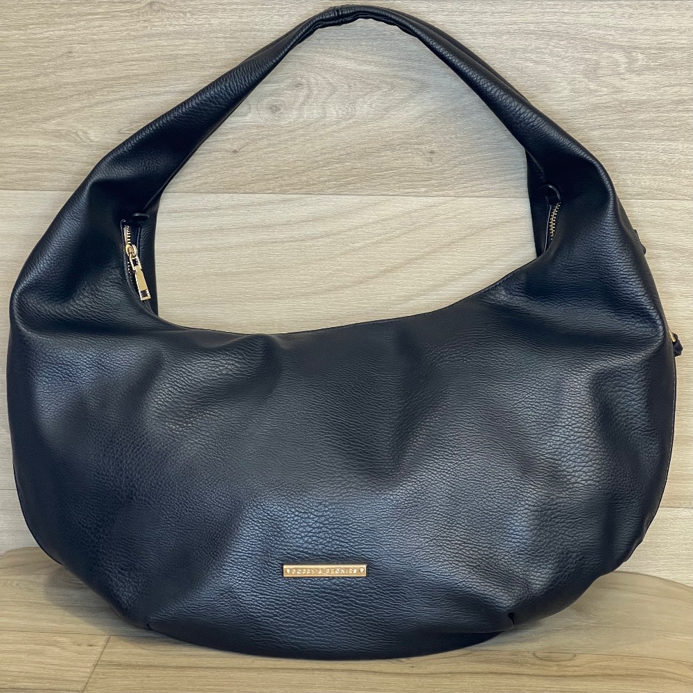 Sac D' epaule Poppy  & Peonies Noir