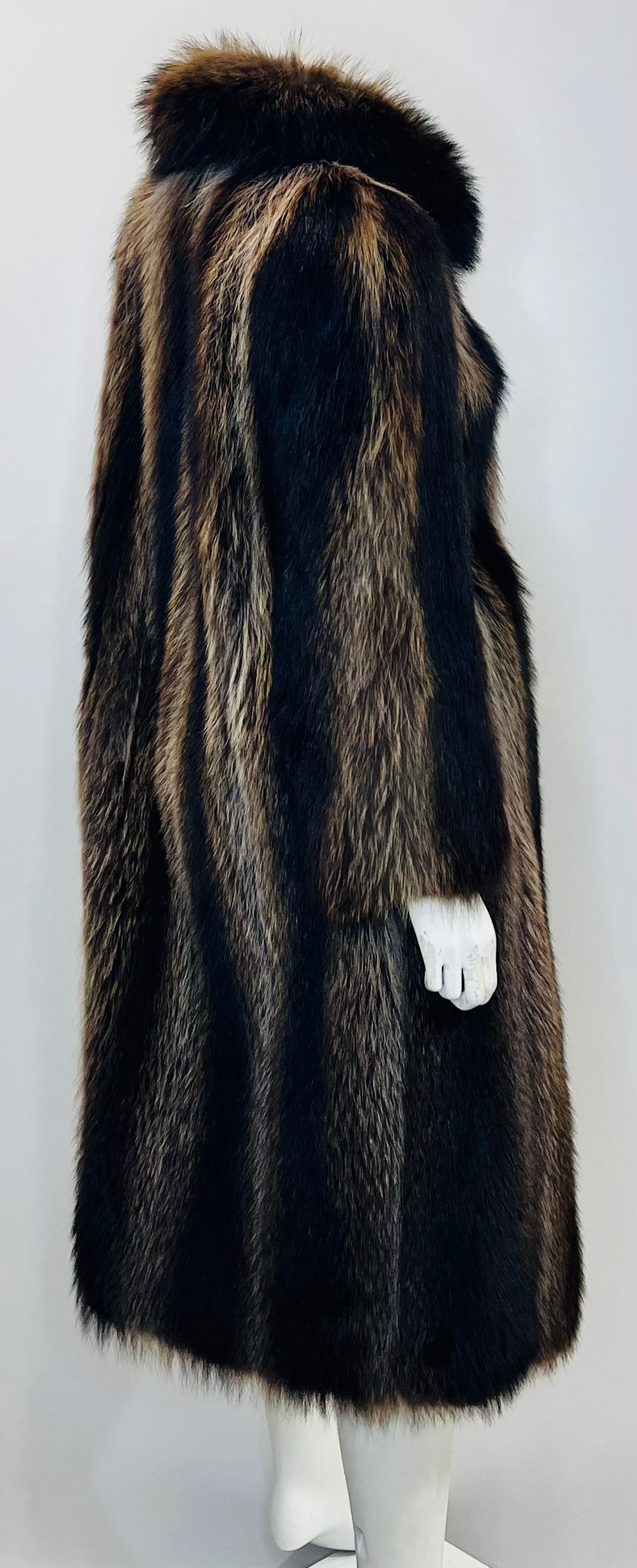 Manteau LAFLAMME FOURRURE (M/L) brun rakyé (fourrure)