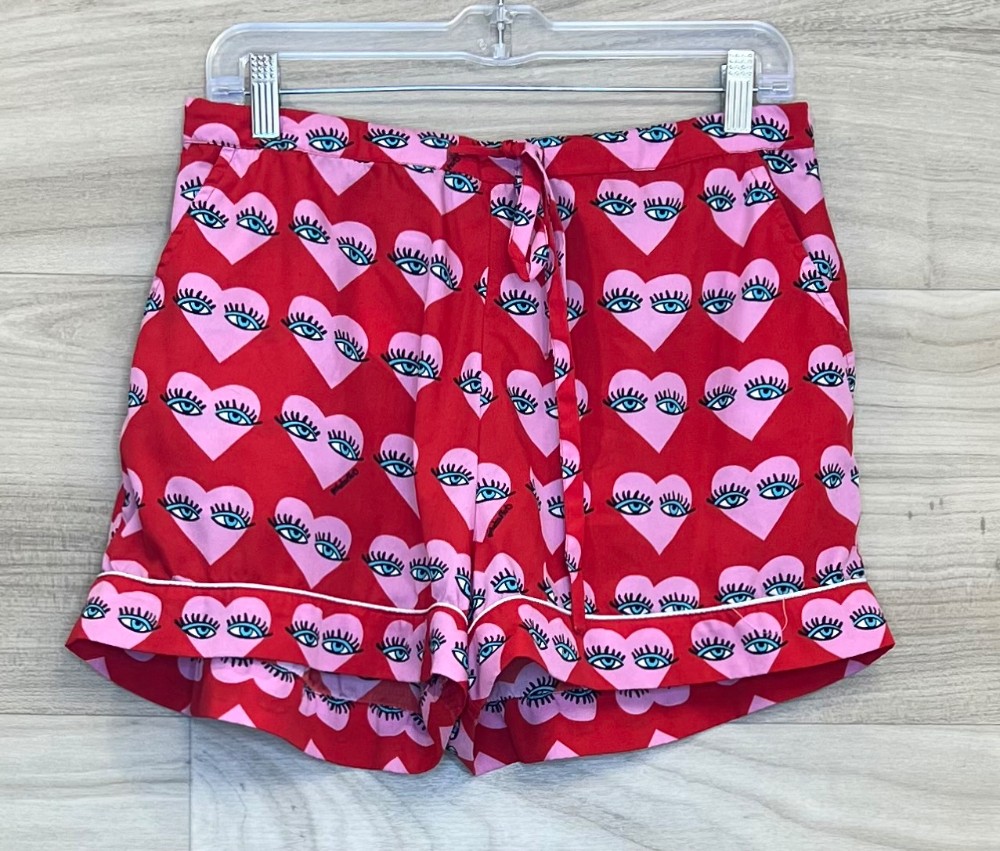 Pyjama (2mcx) Bouffant & Broken Hearts (L) Rouge