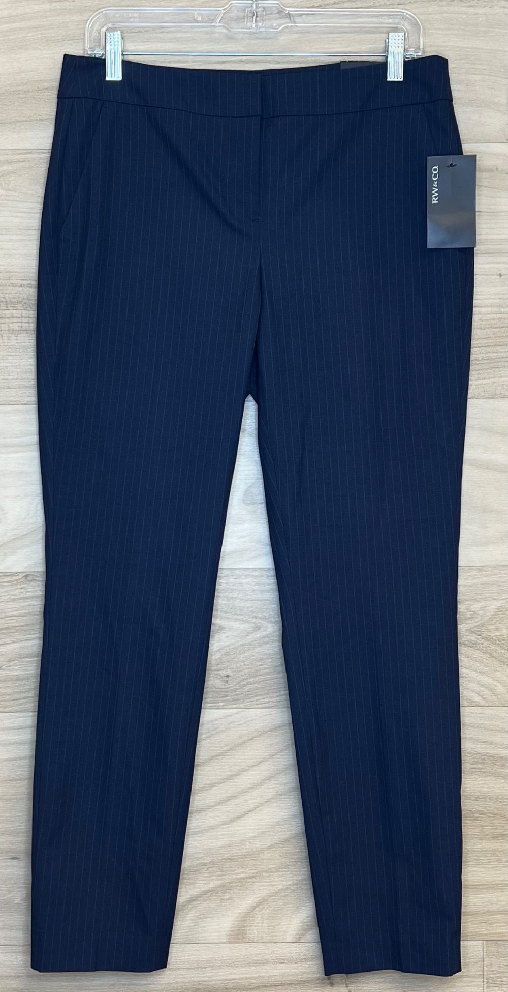 Pantalon Rw&Co (M/8) Bleu Raye