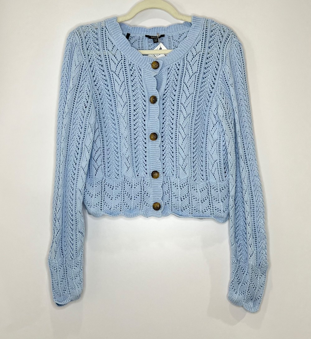 Cardigan Buffalo (M) bleu pâle
