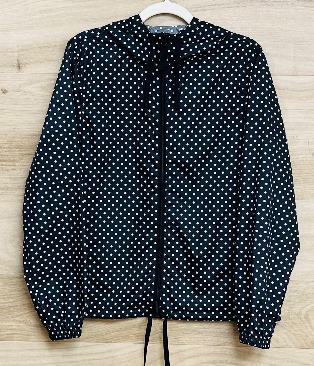 Manteau G21 (L) noir à pois