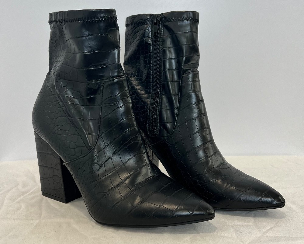Bottes SPRING (7.5) noires (vegan)
