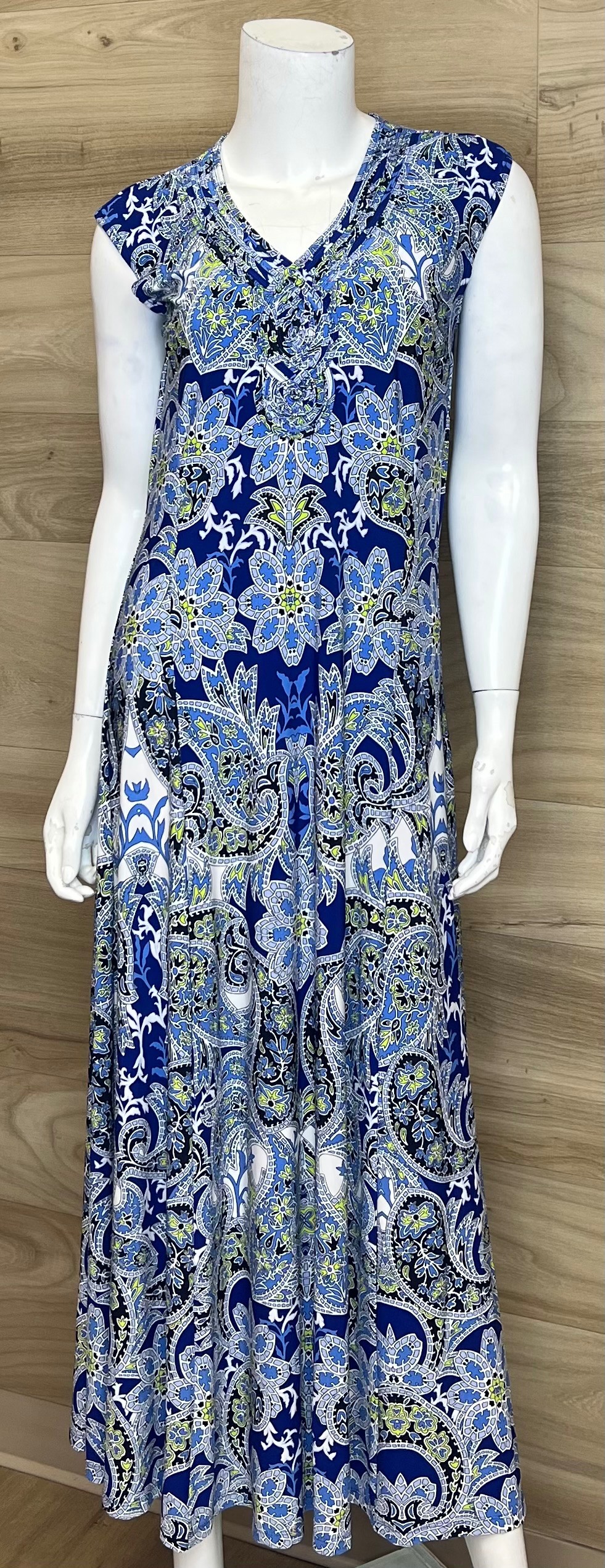 Robe Tanjay (S) Bleu Motifs