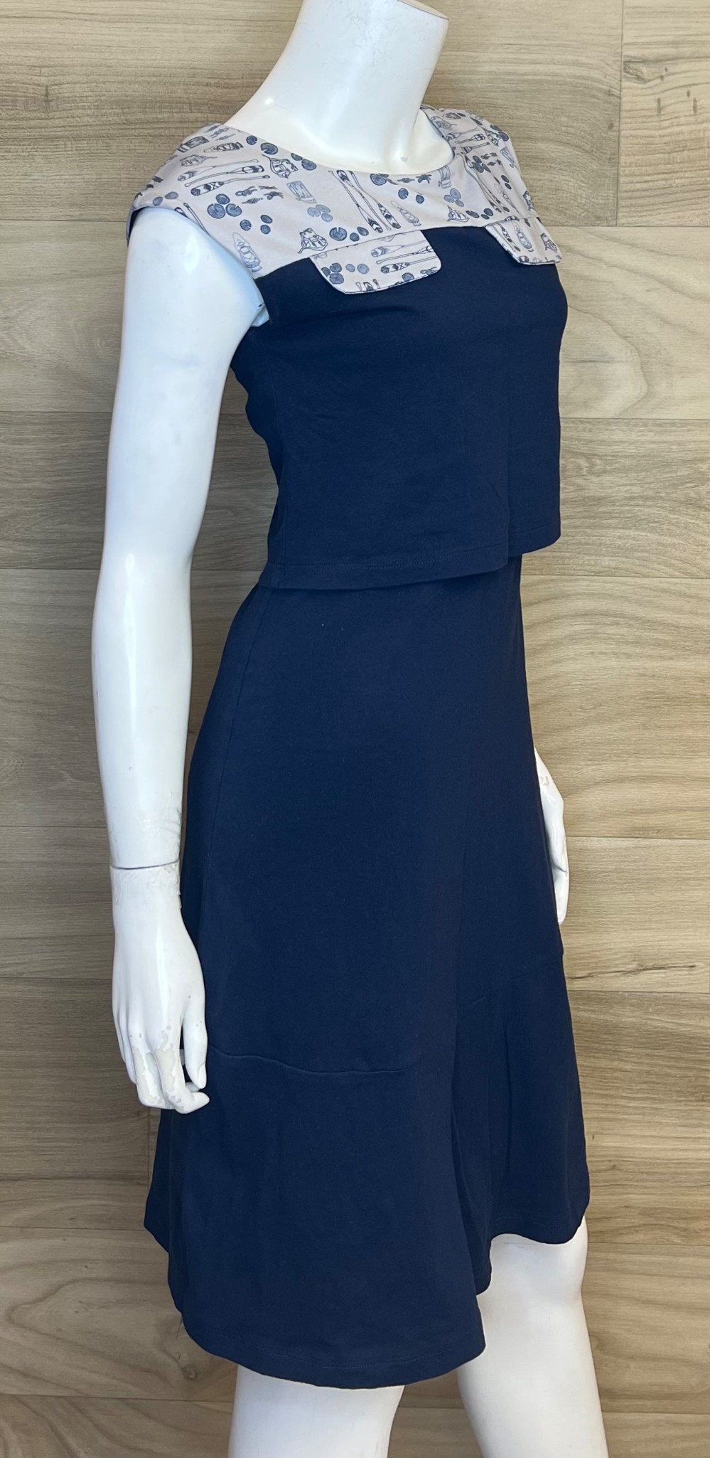 Robe Fait à la Main (S) bleu marin