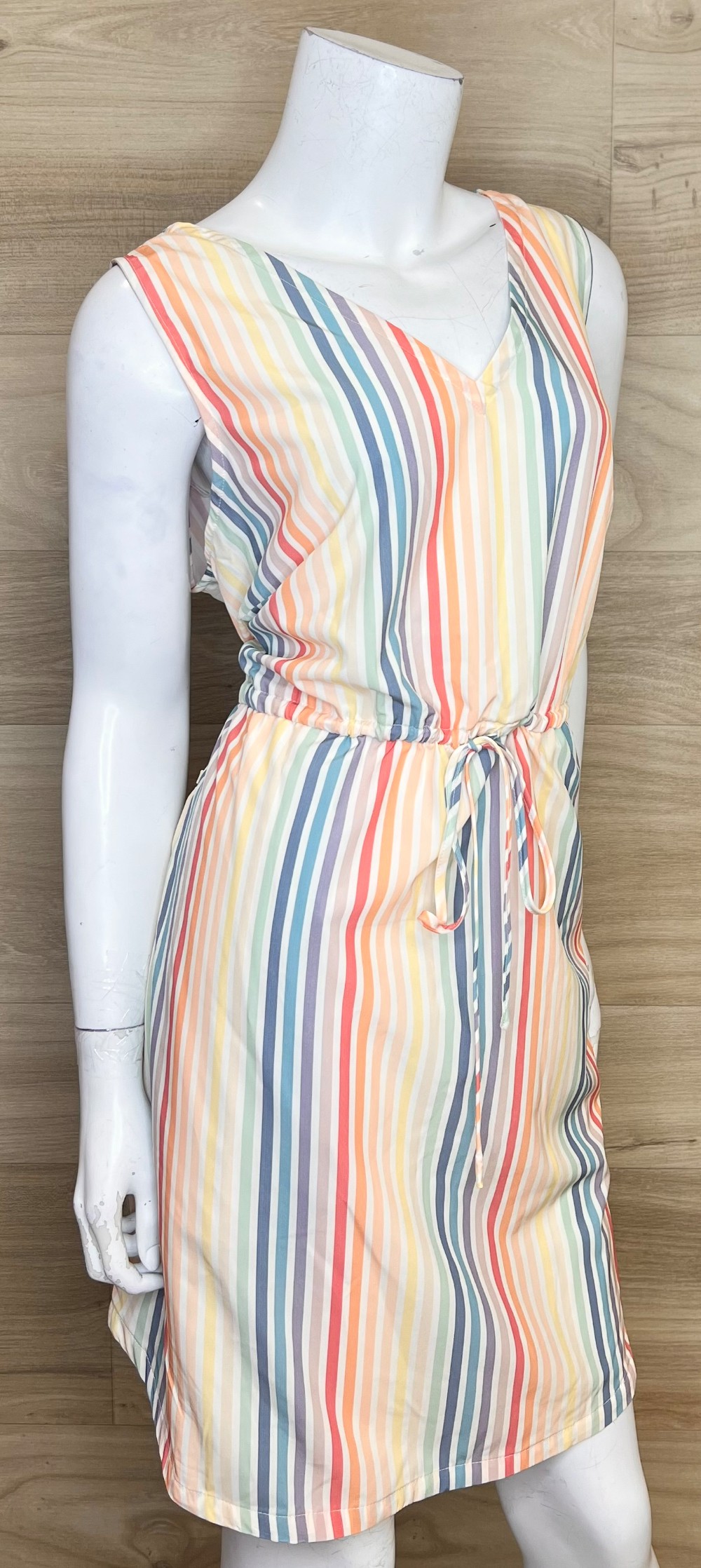 Robe Eddie Bauer (L) Rayé Coloré