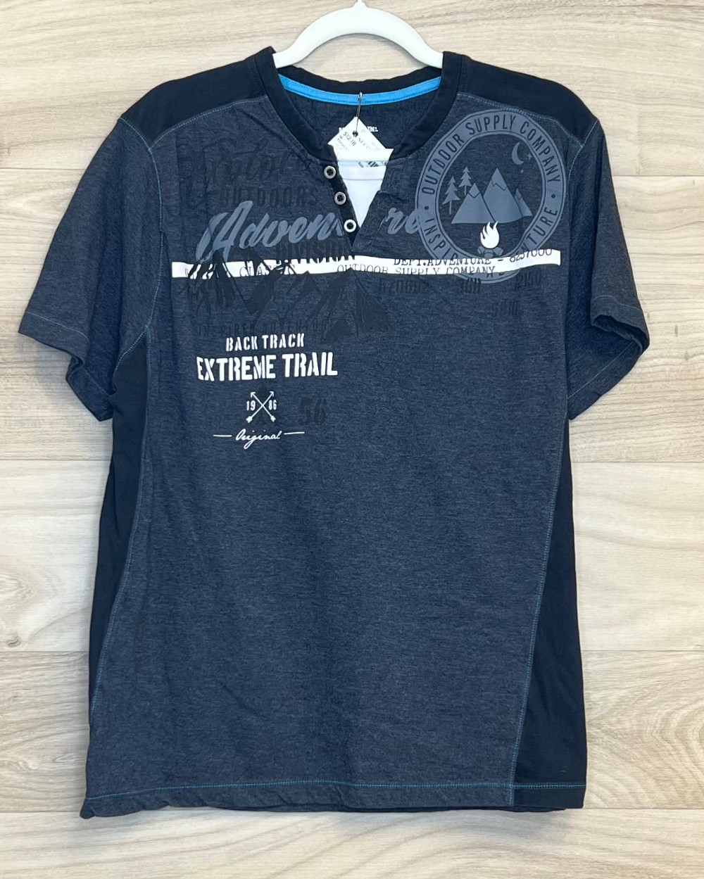 TShirt Mountain Ridge (L) Gris