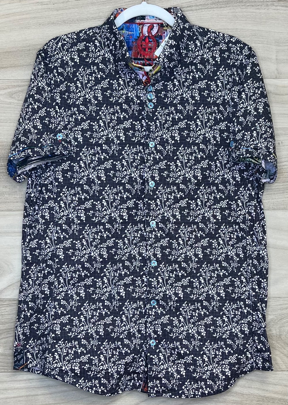 H Polo Au Noir (L) noir et blanc