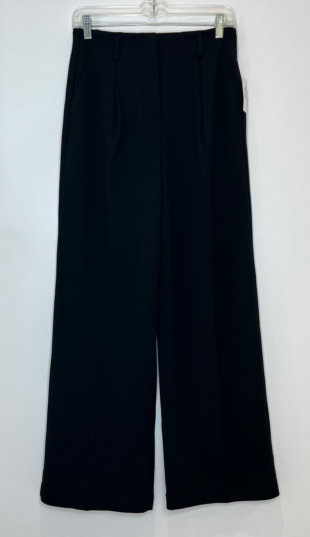 Pantalon Reitmans (XS/2) noir (jambe large - taille haute)