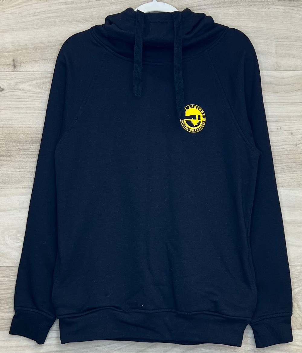 Chandail Ptit Caribou Microbrasserie (M) Noir (molleton)