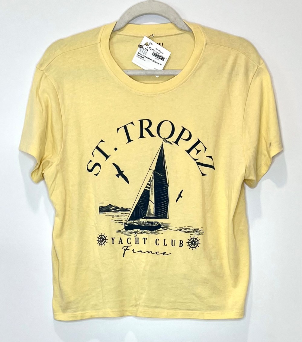 Tshirt Since When (L) jaune St Trompez