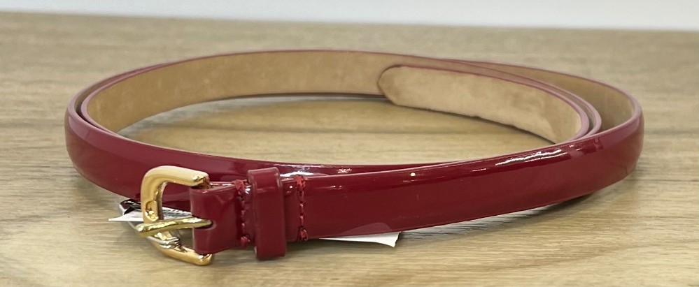 Ceinture J Crew (L) Rouge Lustre