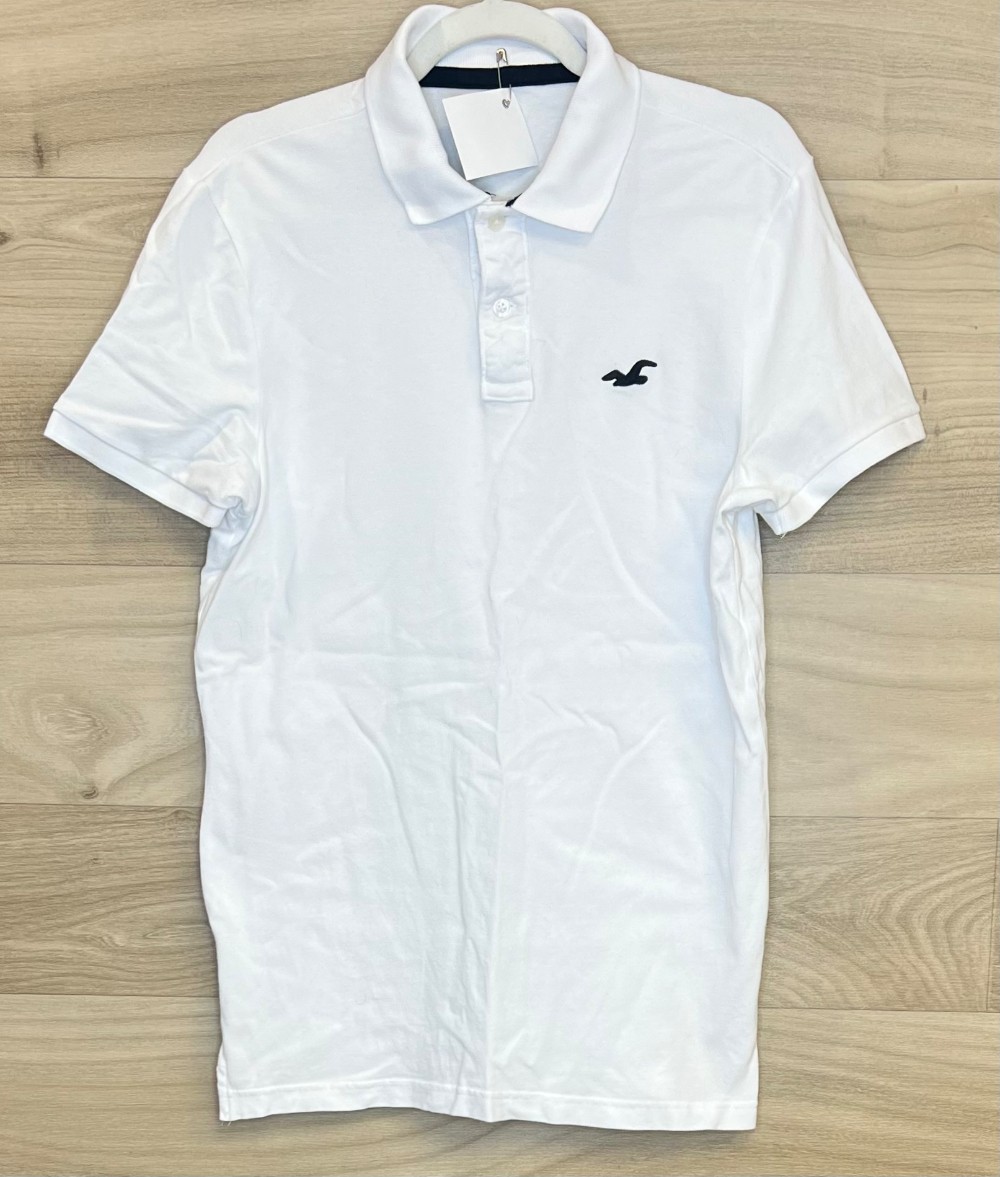 H Polo Hollister (M) blanc