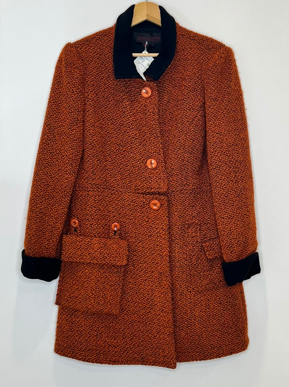 Manteau SIMON CHANG (S/M) orange