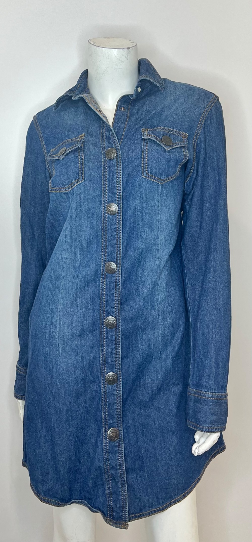 Robe Wrangler (S) Bleu Jeans (Bouton Equestre)