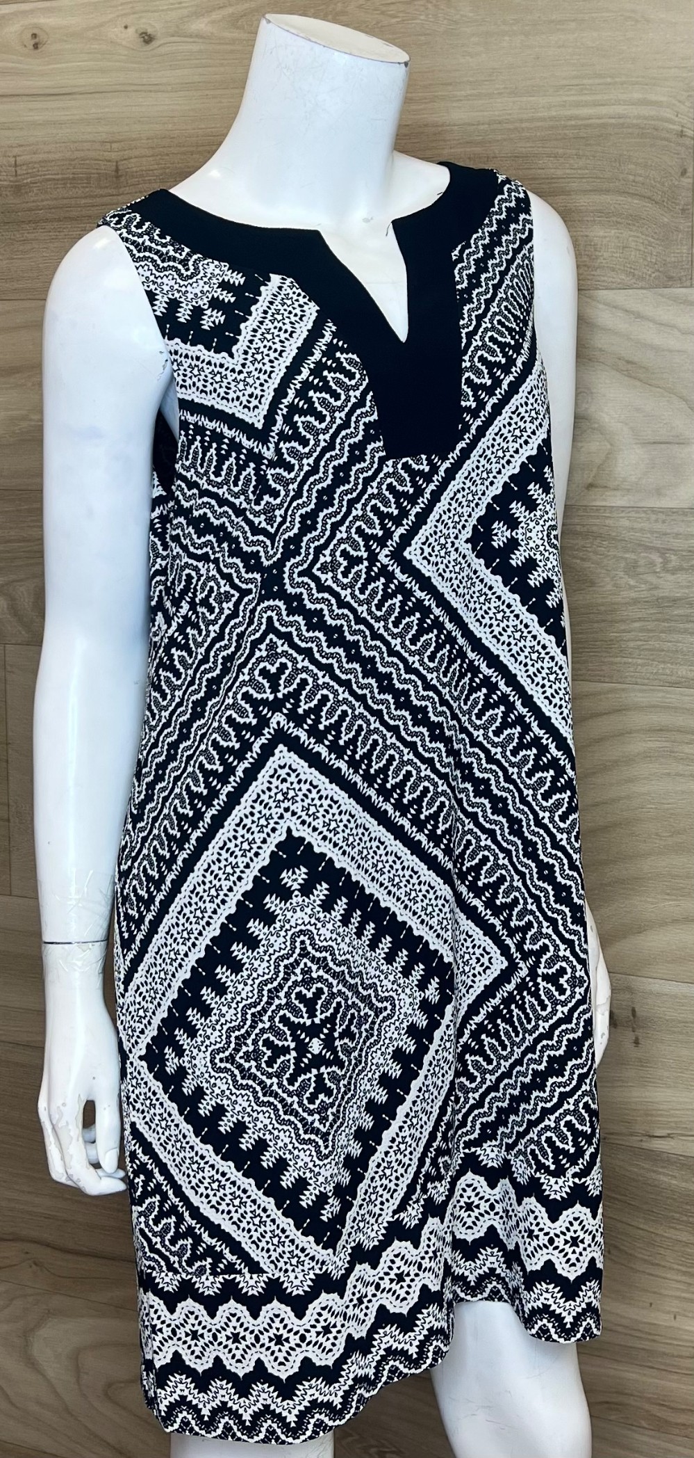 Robe Le Chateau (M) noir et blanc