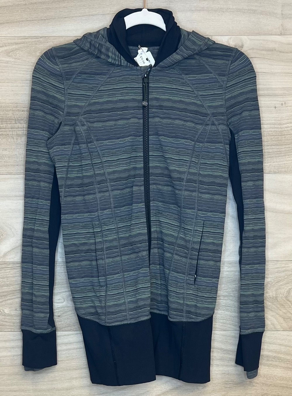 Veste Lululemon (XS/4) vert et gris