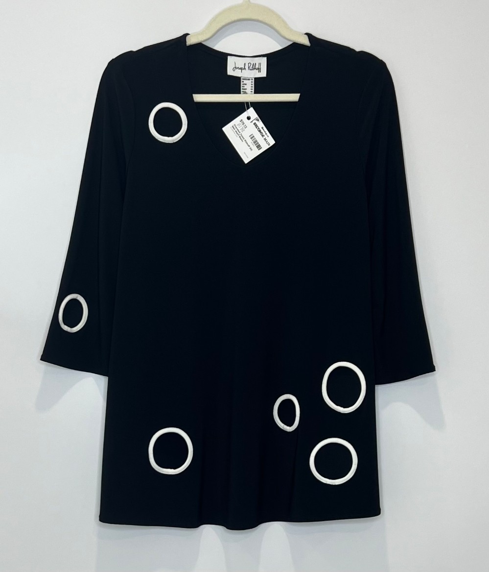 Chandail Josep Ribkoff (M) Noir Motif Blanc